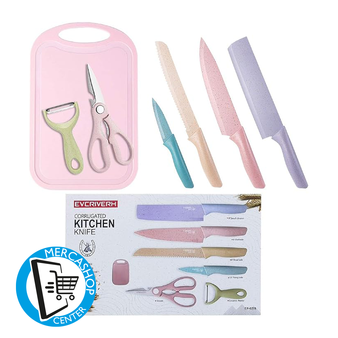 SET CUCHILLOS DE COLORES