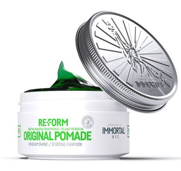 CERA IMMORTAL NYC VEGAN ORIGINAL POMADE 150ML cera_immortal_vegana_brillante_mercashopcenter.com